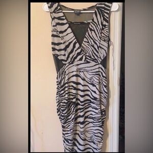 🔆SOLD🔆 Zebra print fitted dress